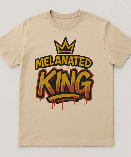 Unisex Graphic Melanated King T-Shirt