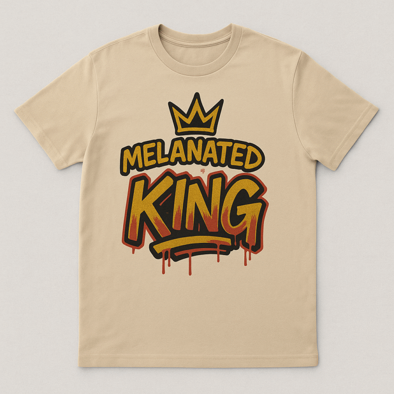 Unisex Graphic Melanated King T-Shirt
